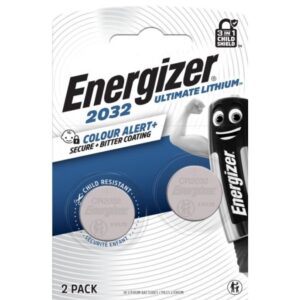 Energizer CR2032 elem Lítium 2db/bl Ultimate Lítium Performance CR2032