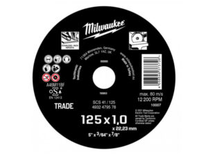 MILWAUKEE vágókorong 125x1,0mm fémhez, ECO SCS41 125x1.0mm