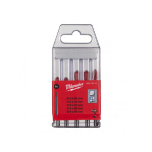 MILWAUKEE üveg és csempe fúró készlet 5db @