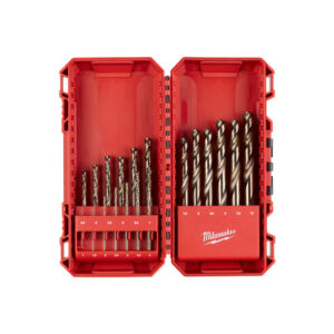 MILWAUKEE fém fúró készlet 19 részes@ átmérő: 1/1.5/2/2.5/3/3.5/4/4.5/5/5,5/6