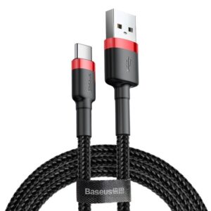 Usb-usb-c töltőkábel 3A 1M fekete @ CATKLF-B91 016550