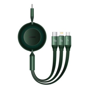 Usb-c töltőkábel 3:1 zöld @ baseus CAMJ010206