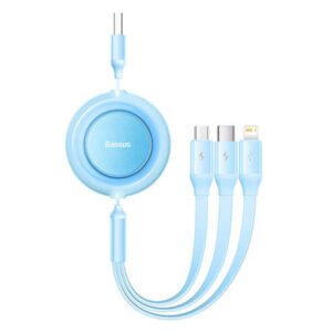 Usb-c töltőkábel 3:1 égszínkék @ baseus CAMJ010017