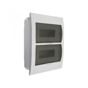 Lakáselosztó süllyesztett 2x12m ajtóval IP40 db212f2x12P/FMD