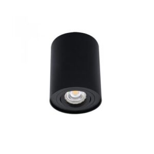 Lámpatest 230V 50W GU10 fekete falon kívüli