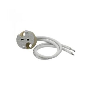 Halogén foglalat GX5.3 G4-GY6,35 szürke,kerámia