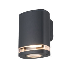 KÜLTÉRI FALI 220-240V AC GU10 IP54 SZÜRKE