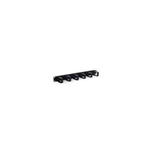 PATCH PANEL RENDEZŐ 19 , FÉM 1U, 37mm-ES GYŰRŰKKEL