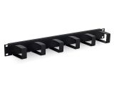 PATCH PANEL RENDEZŐ 19 , FÉM 1U, 37mm-ES GYŰRŰKKEL