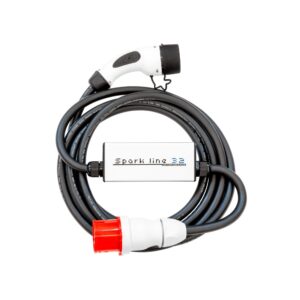 SPARK LINE TÖLTŐ KÁBEL 22KW TYPE2@ 3x32A Type 2 22kW 5m kábelel