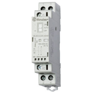 Kontaktor 25A 2Z 230V AC/DC+kézi vezérlés