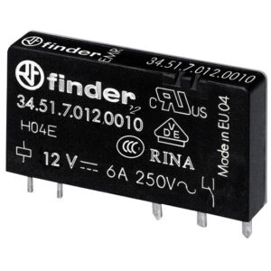 Relé 12V 6A 1P DC 34.5170120010