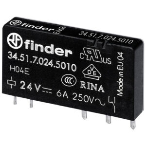 Relé 24V 6A 1P DC 34.5170245010