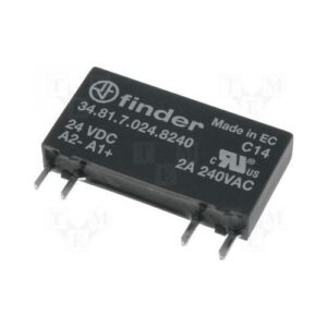 Relé 2A 24VDC/240V AC 1P optocsatoló SSR
