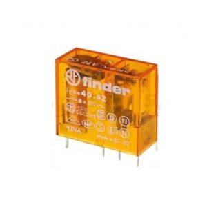 FINDER relé 12V/AC 10/20A 5P 1CO
