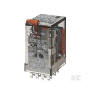 FINDER relé 12V/DC 7/15A 14P 0090!! 4CO LED visszajelző
