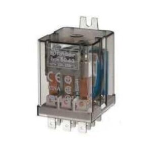 FINDER relé 3 váltóérintkező 10A 24V DC