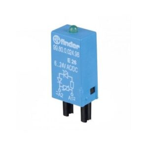 Relé dugaszolható modul LED6-24V/AC/DC emv