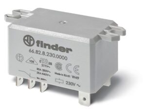 TELJESITMÉNYRELÉ 2VÁL.30A 230V/AC