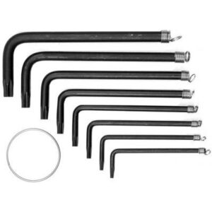 Imbuszkulcs készlet torx 8 részes@ T10-T40 torx