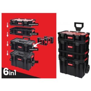 QBRICK SYSTEM TWO szerszámosláda rendszer 6 részes