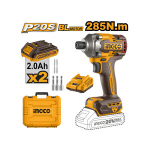 INGCO AKKUS ÜTVECSAVAROZÓ 20V @ 1/4 285 Nm SZÉNKEFE NÉLKÜLI 20V