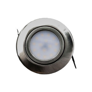 Spot LED 6W billenő szálcsiszolt króm