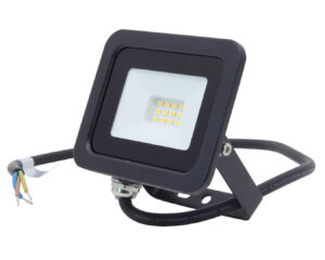 LED fényvető/reflektor 10W 4000K 900lm fekete, lapos kivitel