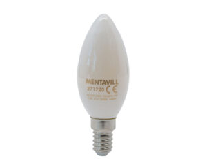Filament LED E14 gyertya 4W 3000K opál