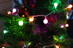 Xmas gömbfüzér mini 8,95m/120 LED zöld,narancs,citrom,pink