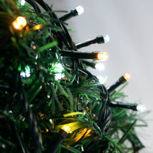 Xmas füzér kültéri 100 LED 15m meleg, hidegfehér