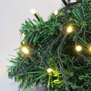 Xmas füzér kültéri programozható 100 LED 15m távirányítós melegfehér