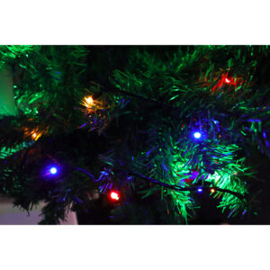 Xmas füzér 80LED piros,kék,narancs,zöld