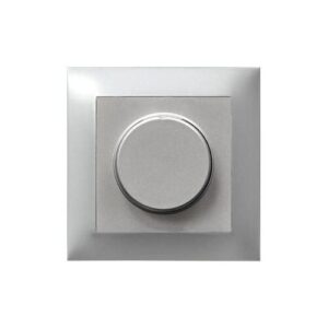NECTO nyomó-dimmer1 kapcsoló komplett ezüst
