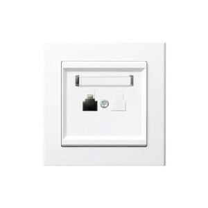 SONATA RJ11x1 telefoncsatlakozó komplett fehér