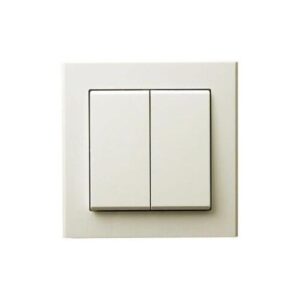 SONATA 106x2 dupla alternatív kapcsoló komplett elefántcsont