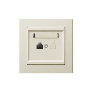SONATA RJ11x1 telefon csatlakozó komplett elefántcsont