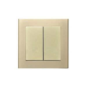 SONATA 106x2 dupla alternatív kapcsoló komplett arany