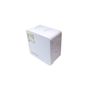 Kötődoboz 85x85x50mm falon kívüli, sima oldalú, IP65, pattintós fedél