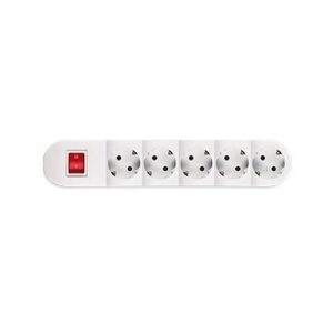Elosztó 5-ös kapcsolóval fehér