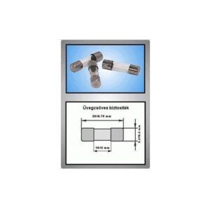 Üvegcsöves biztosíték 5x20mm 15.0A gyors