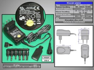 ADAPTER 110-240V 3-12V 600mA+USB