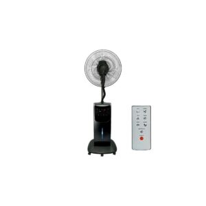 VENTILÁTOR PÁRÁSÍTÓ ÁTM:40CM 90W@ 3 FOKOZAT,OSZCILLÁLÓS,TÁVIR. FEKETE