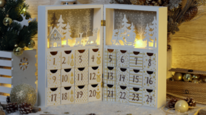 LED karácsonyi adventi kalendárium, elemes (X22051)
