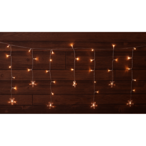 LED karácsonyi ablakdísz,csillag,elemes (X23009)