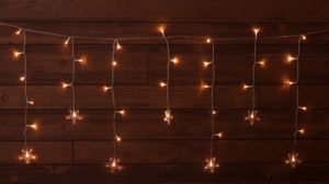 LED karácsonyi ablakdísz,csillag,elemes (X23009)