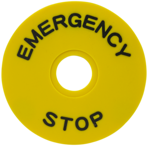 EMERGENCY STOP lap