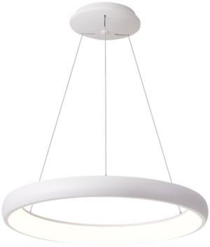 LED függesztett lámpa, gyűrű forma, fehér, távirányítós