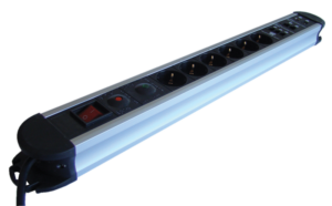 ALU 6-os elosztó kapcsoló+túlfesz+túláram+koax+tel+PC