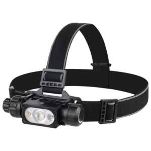 LED fejlámpa, cserélhető akkumulátorral